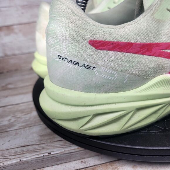 Asics dynablast 3 Women's Size 9.5 Green White Athletic Running Training Shoes - Picture 4 of 13